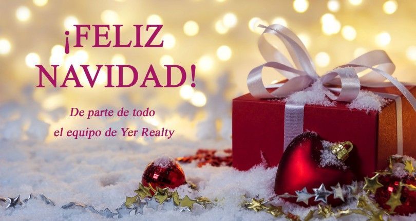 ¡Feliz Navidad de parte de todo el equipo de Yer Realty!